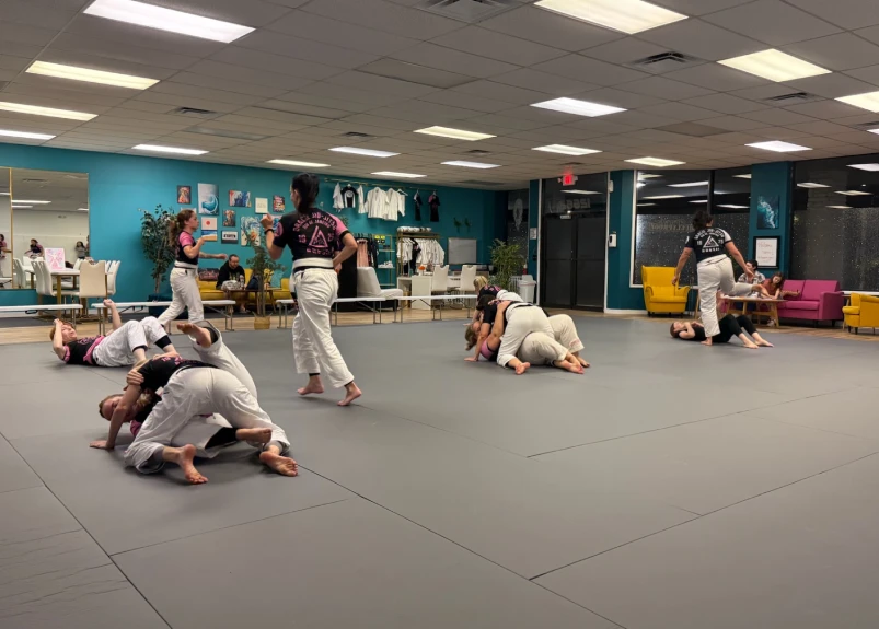 Womens Brazilian Jiu-Jitsu for self-defense training